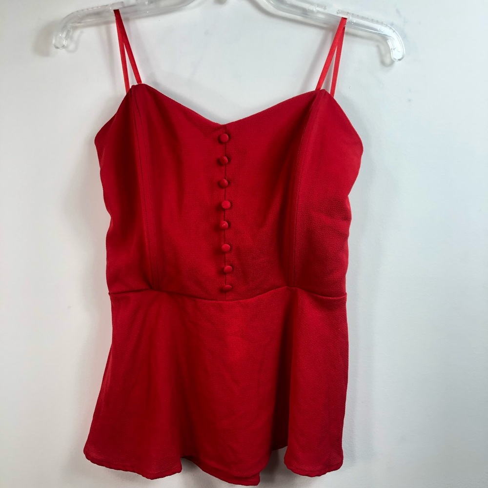 Monteau new red blouse size L